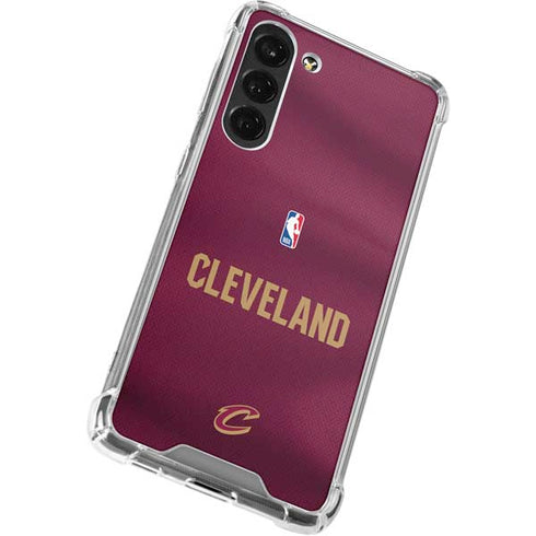 NBA Cleveland Cavaliers Jersey Galaxy S24 FE Clear Case